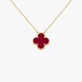 CLOVER - Red Necklace