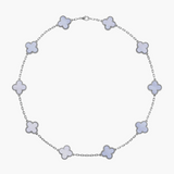 CLOVER - 10 Motive Purple Necklace