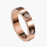 ETERNITY LINK - Rose Gold Zircon Ring