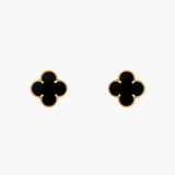 CLOVER - earrings Gold/Black