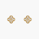 CLOVER - earrings Gold Diamond