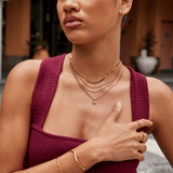 Lena Multi-Layered Gold Necklace