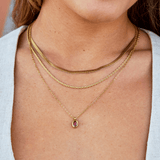 Ruby Red Crystal Necklace
